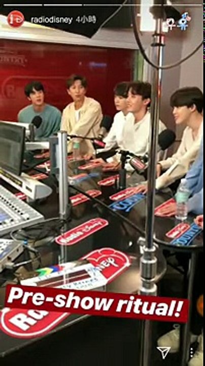 [中字]BTS AT RADIO DISNEY!(180517RADIO DISNEY IG限時翻譯)