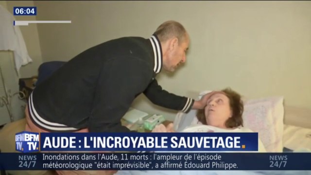 Inondations dans l'Aude: une voisine raconte son incroyable sauvetage j’étais en train de mourir