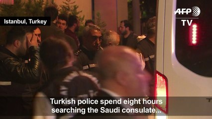 Turkish police search Saudi consulate in Istanbul