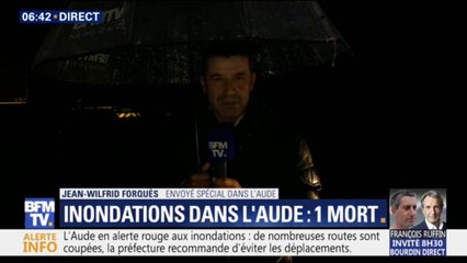 Aude en alerte rouge: il pleut sans discontinuer depuis dimanche soir