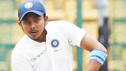 India Vs West Indies: Prithvi Shaw accepts his mistake in Shot Selection | वनइंडिया हिंदी