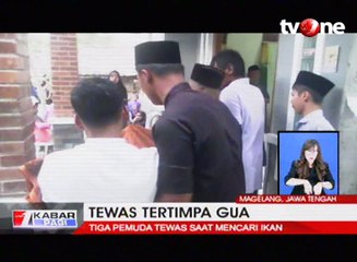 Tiga Pemuda Tewas Tertimpa Dinding Gua Saat Cari Ikan
