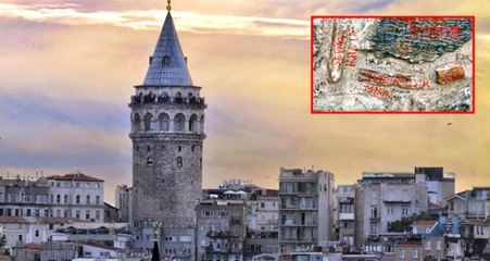 Tarihi Galata Kulesini Boyadılar, Yazı Yazdılar