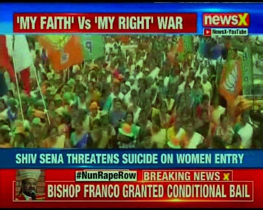 Sabarimala Battle: 2 days before Sabarimala opens gate, BJP stages massive protests