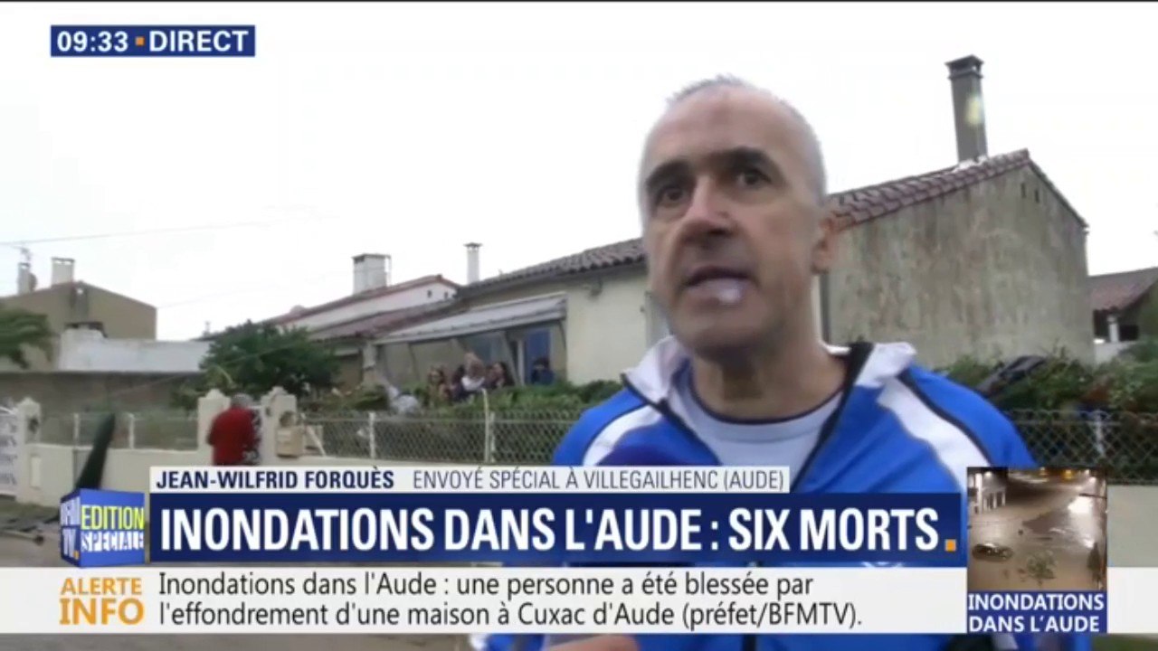 Inondations dans l'Aude: "À deux heures du matin, je sors du lit et je me retrouve les pieds dans l'eau"