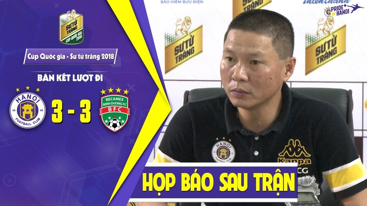 HLV Chu Đình Nghiêm: "Cơ hội vẫn chia đều cho 2 đội, Hùng Dũng là người hùng thầm lặng" | HANOI FC