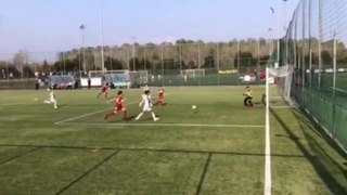Crisitiano Ronaldo Junior Walks His Dad's Steps - Scores A Stunning Solo Goal