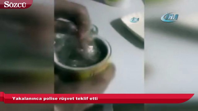 Yakalanınca polise rüşvet teklif etti