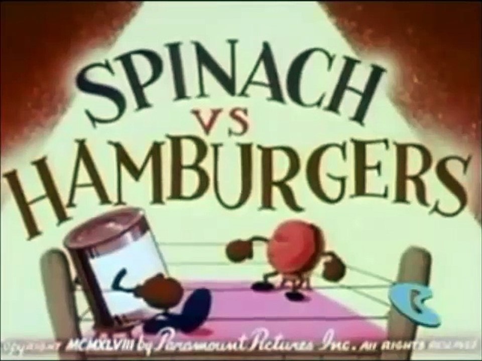 1948 - Spinach vs Hamburger (audio sync problem solved)
