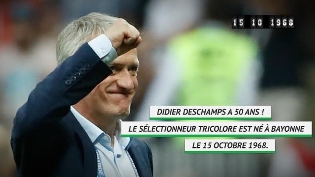Didier Deschamps souffle ses 50 bougies