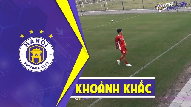 Đoàn Văn Hậu trở về tuổi thơ, tập sút bóng vào tường trong ngày đầu tập trung ĐTVN | HANOI FC
