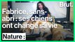 Interview avec Fabrice, sans domicile fixe, sur le rôle de ses chiens