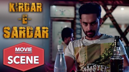 Kirdar-E-Sardar | Punjabi Movie | Action Scene | Nav Bajwa fights in bar | Yellow Music