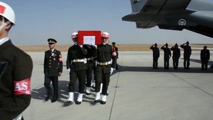 Şehit Özyolci'nin naaşı Ağrı'ya getirildi