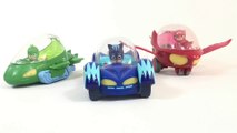 PJ Masks Deluxe Vehicles Catboy Cat-Car Gekko Mobile Owlette Owl Glider || Keith's Toy Box