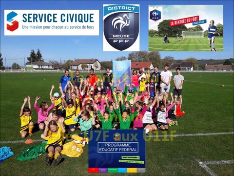 Retour sur la Rentrée du Foot Féminin des U7F aux U11F - 13 octobre 2018 à St Mihiel - District Meusien de Football