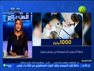 1000 مليار كلفة الدروس الخصوصية في تونس سنويا : التفاصيل مع رئيس منظمة إرشاد المستهلك لطفي الرياحي