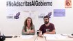 Rueda de prensa de dos concejalas no adscritas del Ayuntamiento de Leganés