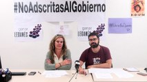 Rueda de prensa de dos concejalas no adscritas del Ayuntamiento de Leganés