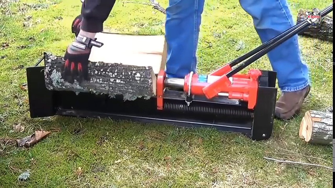 Amazing Homemade Wood Splitters and Log Splitters ! video Dailymotion