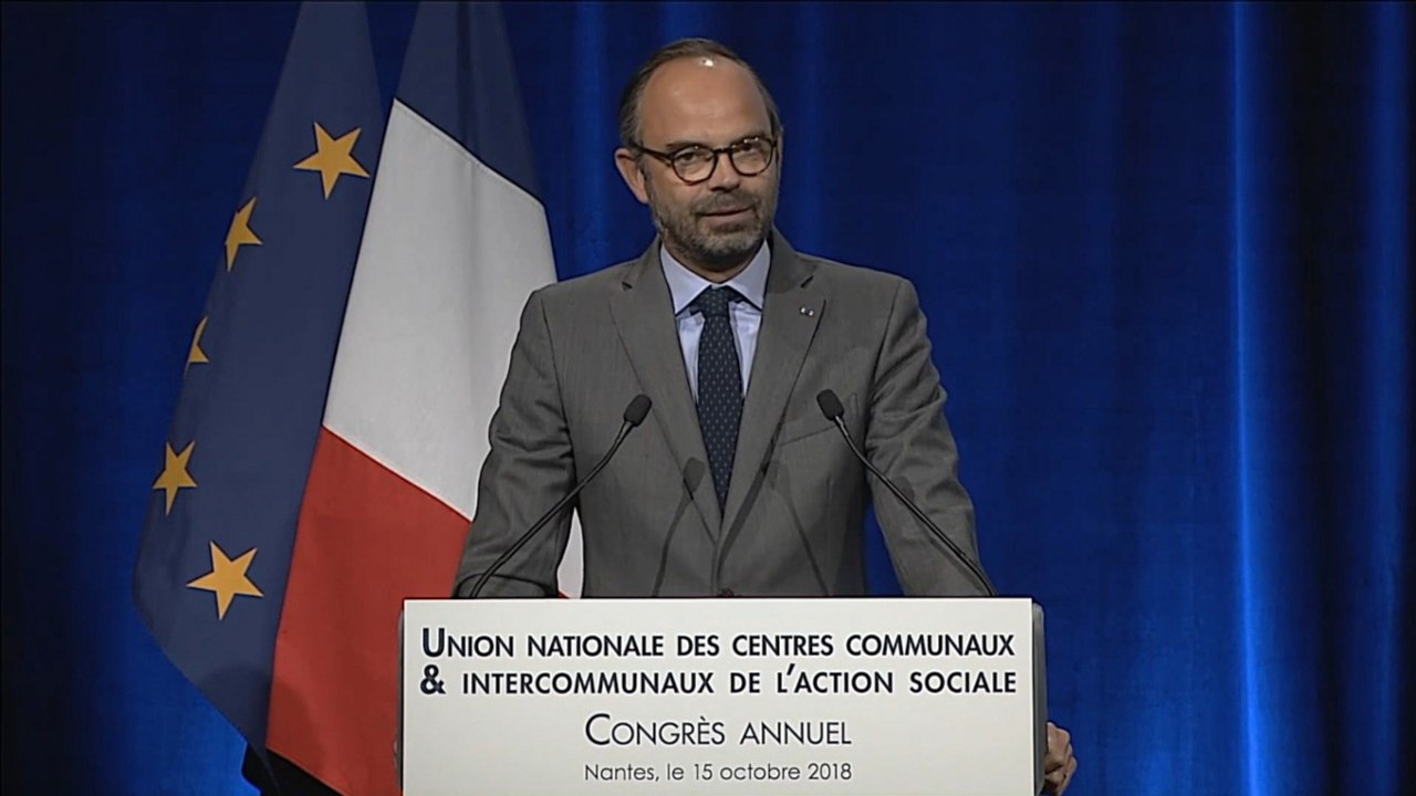 Discours d'Édouard Philippe au Congrès annuel de l'Union nationale des centres communaux et intercommunaux de l'action sociale à Nantes