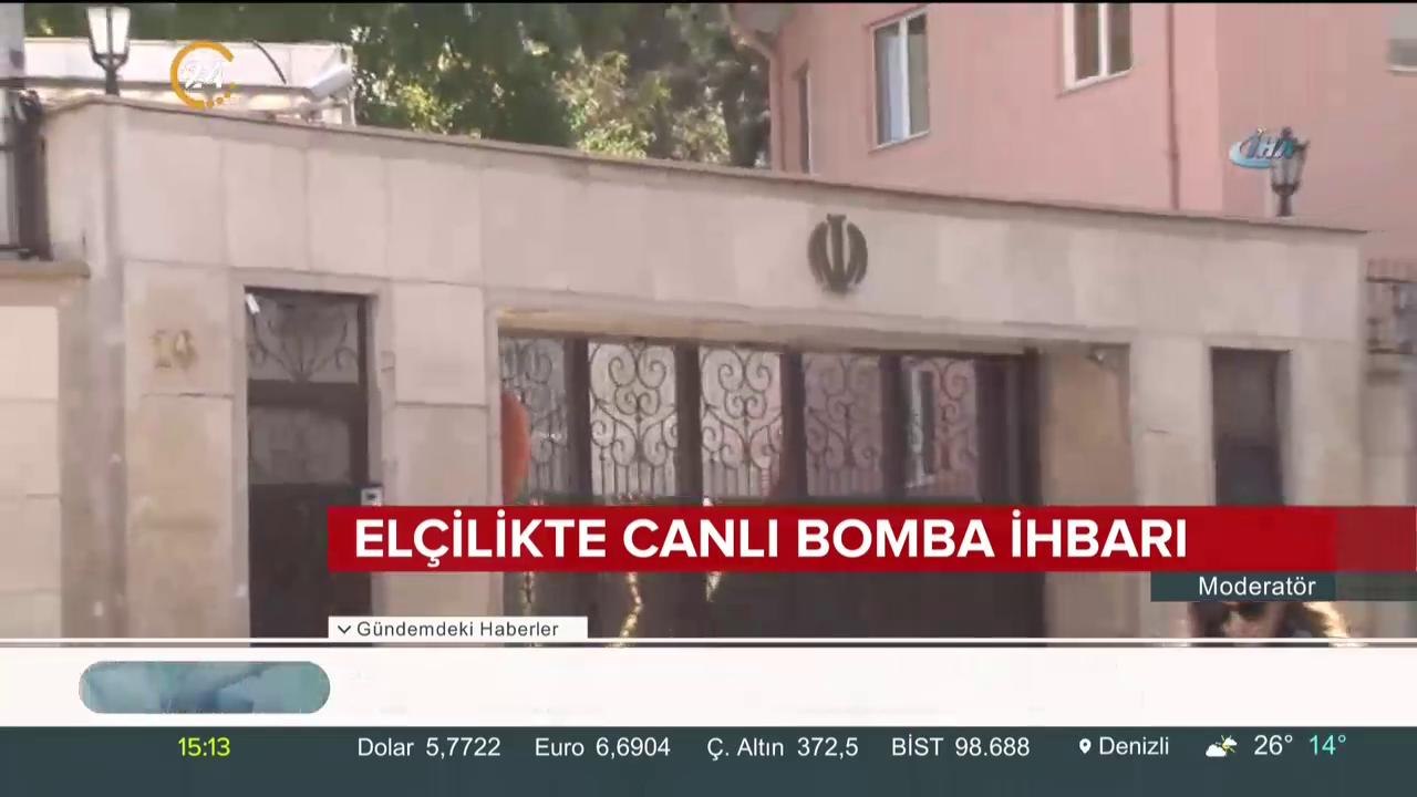 Elçilikte canlı bomba ihbarı