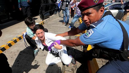 Une manifestation réprimée au Nicaragua