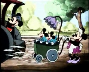 Mickey Mouse  Mickey's Steamroller  1934  color