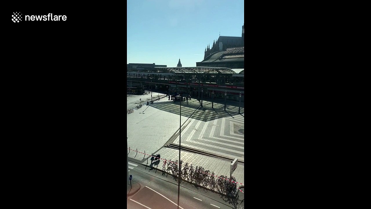 Hostage situation at train station in Cologne