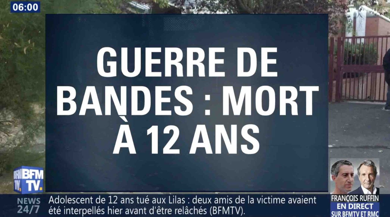 Un ado de 12 ans meurt dans une rixe - ZAPPING ACTU DU 15/10/2018