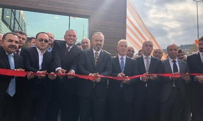 Antik kent üzerine inşa edilen AVM, törenle açıldı