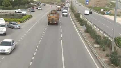Hatay Sınırına Askeri Araç Sevkiyatı