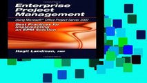 D.O.W.N.L.O.A.D [P.D.F] Enterprise Project Management: Using Microsoft Project Server 2007: Best