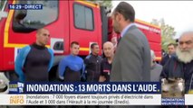 Inondations dans l'Aude: Édouard Philippe arrive sur place