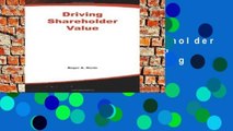 Review  Driving Shareholder Value: Value-Building Techniques for Creating Shareholder Wealth