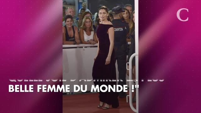 PHOTO. Laetitia Casta, sublime et sensuelle dans une robe mouillée et transparente