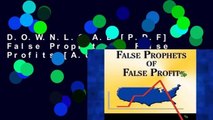 D.O.W.N.L.O.A.D [P.D.F] False Prophets of False Profits [A.U.D.I.O.B.O.O.K]