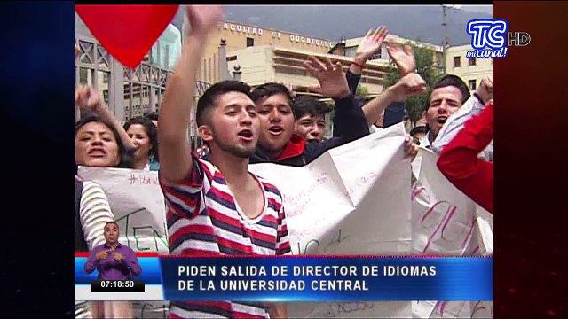 Piden salida de director de idiomas de la Universidad Central