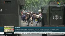 Policía chilena reprime a mapuches que exigían respeto a sus tierras