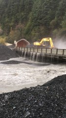 Mass Rainfall Poses Major Threat to Bridge