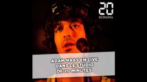 Adam Naas a chanté en direct des extraits de «The Love Album»