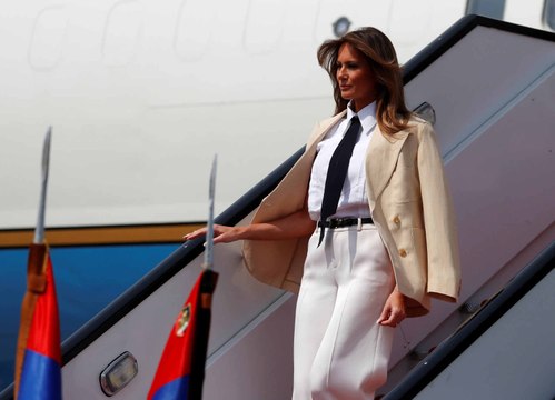 Melania Trump Ignores Cheating Rumors