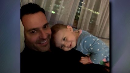 La hija de Ximena Duque, Luna pasa tierno momentos con su papá