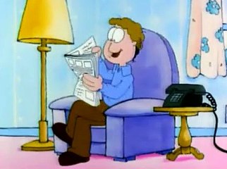 Garfield S04E07 Night of the Living Laundromat, Fast Food, Cash and Carry