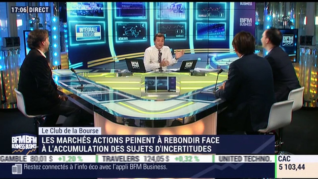 Le Club de la Bourse: Gilles Guibout, Frédéric Andrès et Stéphane Barbier de la Serre - 15/10