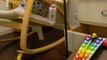 These soon to be parents spent 3 days setting up a Rube Goldberg Machine throughout their entire house to announce the gender of their baby… 