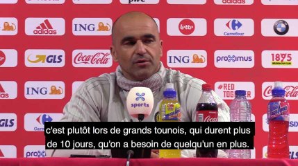 Roberto Martinez : "On aura trouvé un remplaçant à Henry pour novembre"