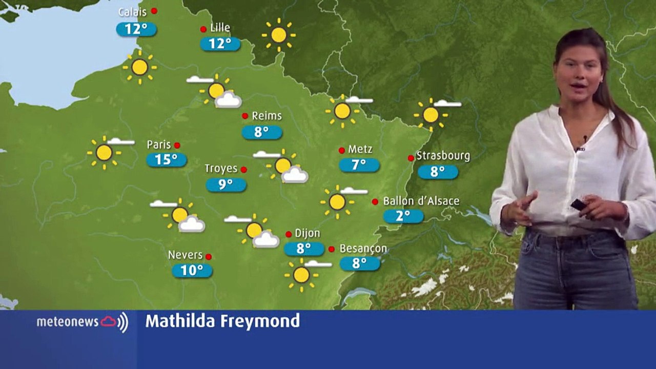 La météo de ce mardi 16 octobre 2018 en Lorraine et en Franche-Comté
