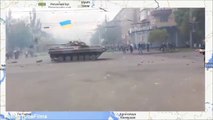 Ukrainian tanks enter Mariupol, May 9 2014