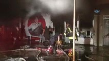 Nazilli'de Lastik Satış Mağazasında Korkutan Yangın
